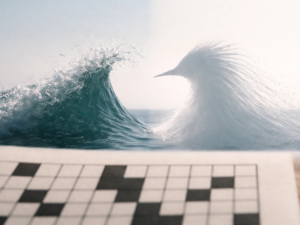 Top of a Wave or Bird Crossword Clue: Likely Answers